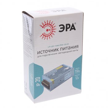 1 989 р. Блок питания светодиодной ленты 12V 150W IP20 ЭРА ЭРА б0044742  с доставкой в г. Вологда. Увеличить фотографию 3