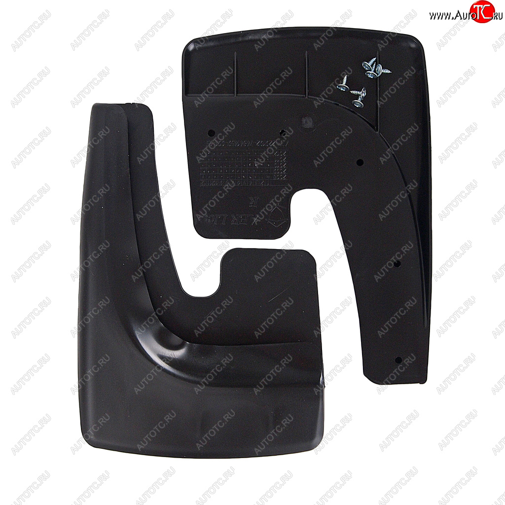 619 р. Брызговик универсальный Classic Black в вакууме 2шт. ТРИАДА ТРИАДА b-01v  с доставкой в г. Вологда