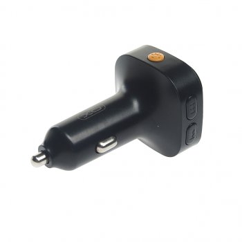 899 р. Устройство зарядное в прикуриватель с трансмиттером (bluetooth,hands free) черное XO XO bcc08 black  с доставкой в г. Вологда. Увеличить фотографию 2