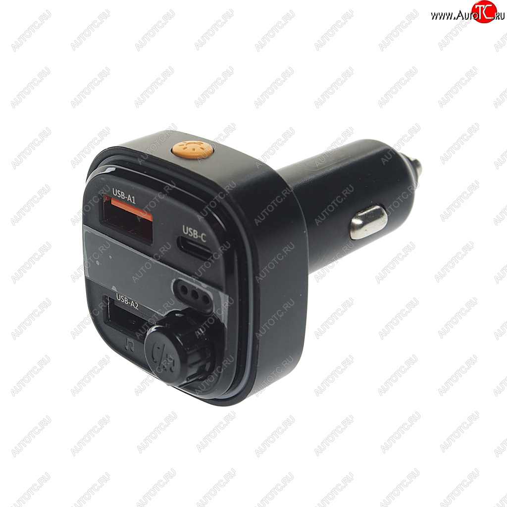 899 р. Устройство зарядное в прикуриватель с трансмиттером (bluetooth,hands free) черное XO XO bcc08 black  с доставкой в г. Вологда
