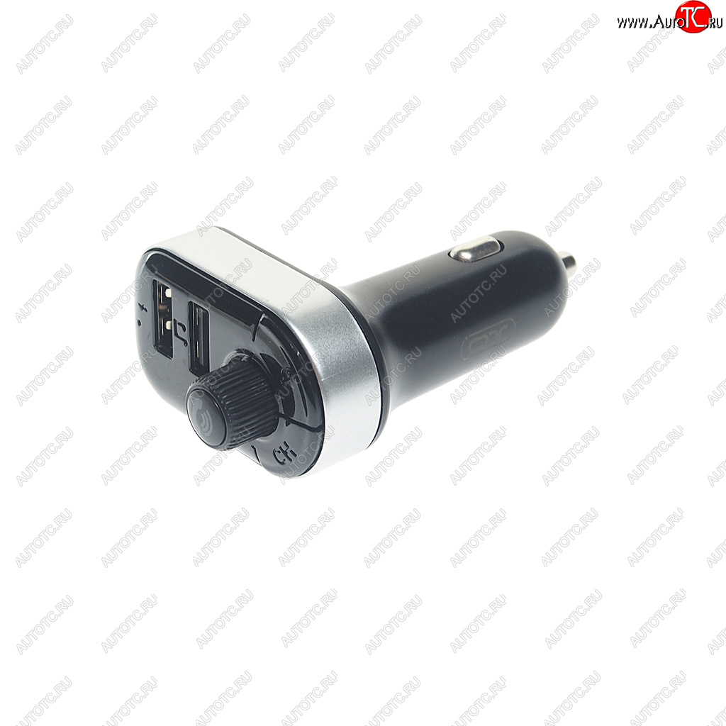 979 р. Устройство зарядное в прикуриватель с трансмиттером (bluetooth,hands free) черное XO XO bcc10 black  с доставкой в г. Вологда