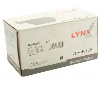 879 р. Колодки тормозные передние (4шт.) LYNX Лада 2108 (1984-2003)  с доставкой в г. Вологда. Увеличить фотографию 3