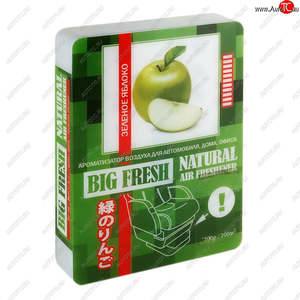 619 р. Ароматизатор под сиденье гелевый (яблоко зеленое) Big Fresh FKVJP FKVJP bf-56 FKVJP bf-56  с доставкой в г. Вологда