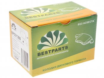 479 р. Комплект передних колодок дисковых тормозов (4 шт.) BESTPARTS Лада 2101 (1970-1988)  с доставкой в г. Вологда. Увеличить фотографию 2