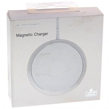 1 399 р. Устройство зарядное беспроводное для iPhone (12-) BOROFONE BOROFONE bq9 silver BOROFONE bq9 silver  с доставкой в г. Вологда. Увеличить фотографию 3