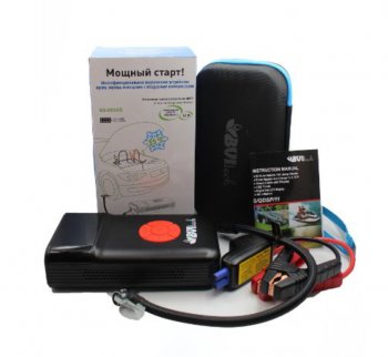 Устройство пусковое 12V 1200A 11000мАч (power bank) (компрессор, фонарь) BVITECH BVITECH bs-093asqdsp11