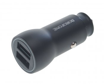 Устройство зарядное в прикуриватель 2USB 12-24V 3.1A черный BOROFONE BOROFONE bz9 black