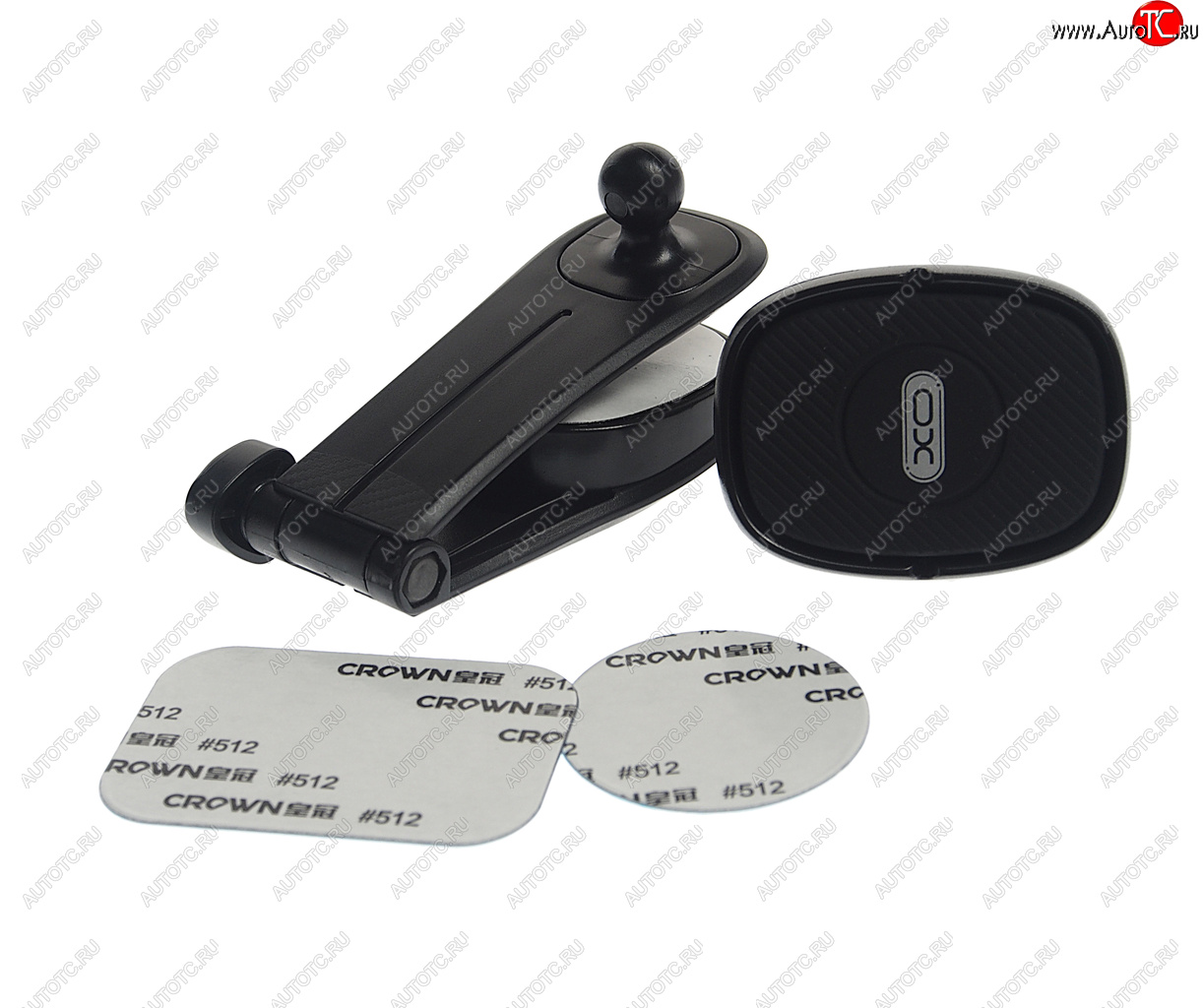 459 р. Держатель телефона универсальный магнитный черный XO XO c101 black  с доставкой в г. Вологда