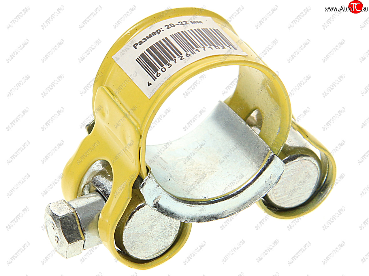 103 р. Хомут силовой d=020-022 (21) желтый COMFORT COMFORT c.20-22.ply  с доставкой в г. Вологда