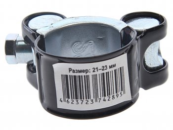 105 р. Хомут силовой d=021-023 (22) черный COMFORT COMFORT c.21-23.plb  с доставкой в г. Вологда. Увеличить фотографию 2