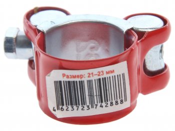 105 р. Хомут силовой d=021-023 (22) красный COMFORT COMFORT c.21-23.plr  с доставкой в г. Вологда. Увеличить фотографию 2