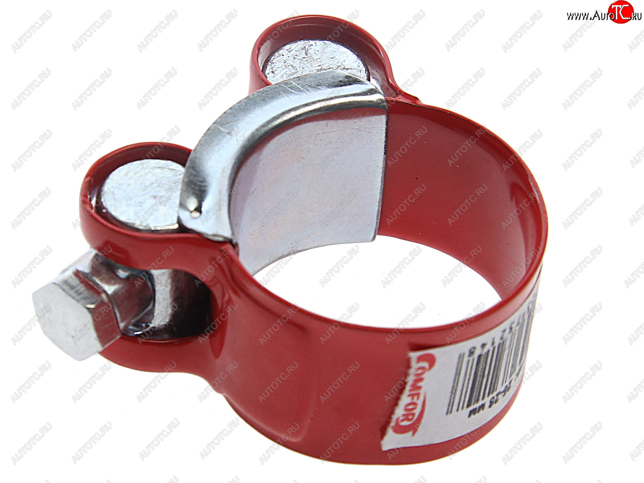 112 р. Хомут силовой d=026-028 (27) красный COMFORT COMFORT c.26-28.plr  с доставкой в г. Вологда