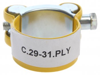 105 р. Хомут силовой d=029-031 (30) желтый COMFORT COMFORT c.29-31.ply  с доставкой в г. Вологда. Увеличить фотографию 2