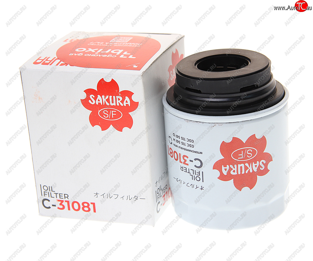729 р. Фильтр масляный VW AUDI SEAT SKODA (1.21.4 TSITFSIFSI 1.6) SAKURA SAKURA c31081  с доставкой в г. Вологда