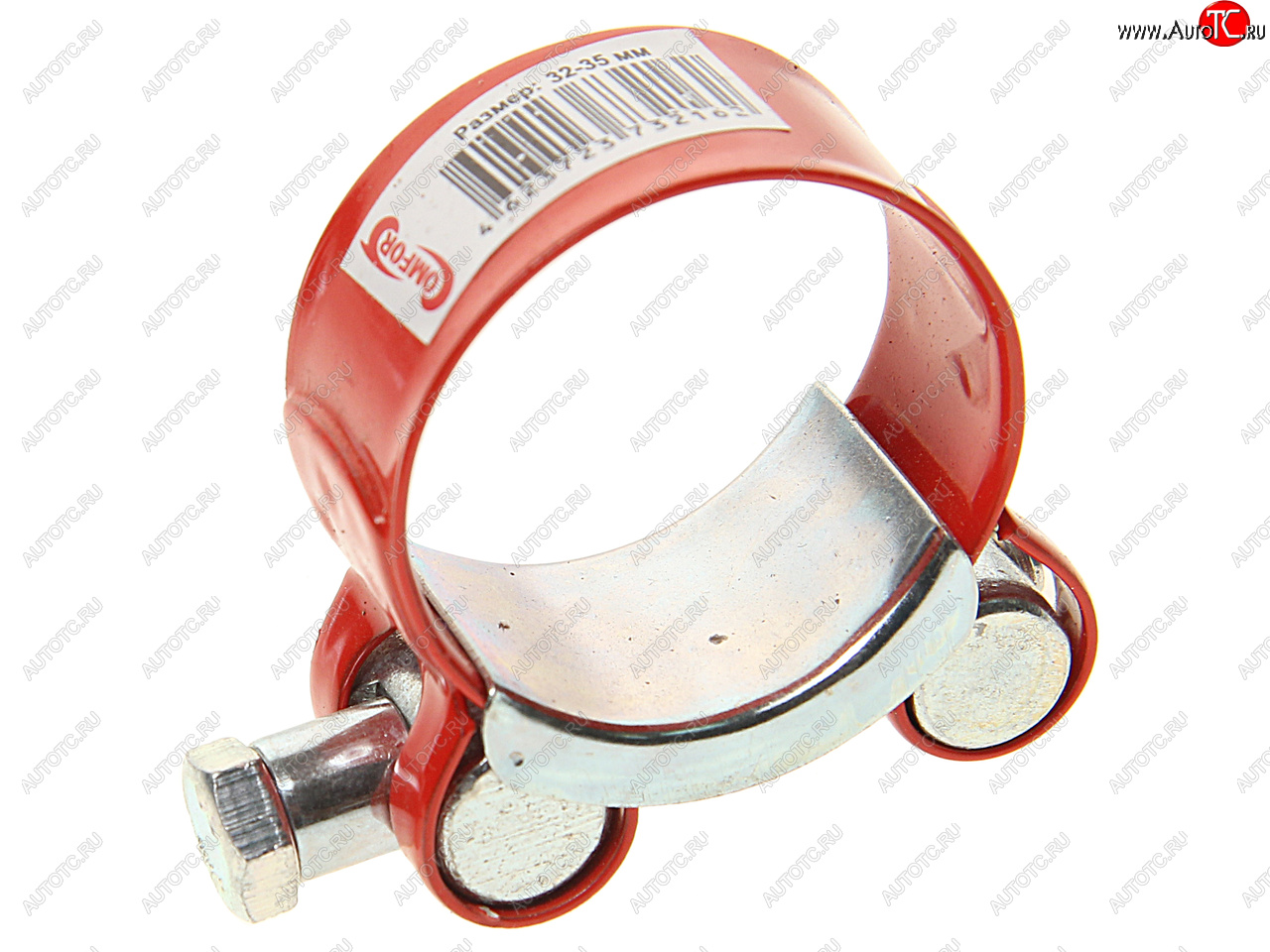 120 р. Хомут силовой d=032-035 (33) красный COMFORT COMFORT c.32-35.plr  с доставкой в г. Вологда
