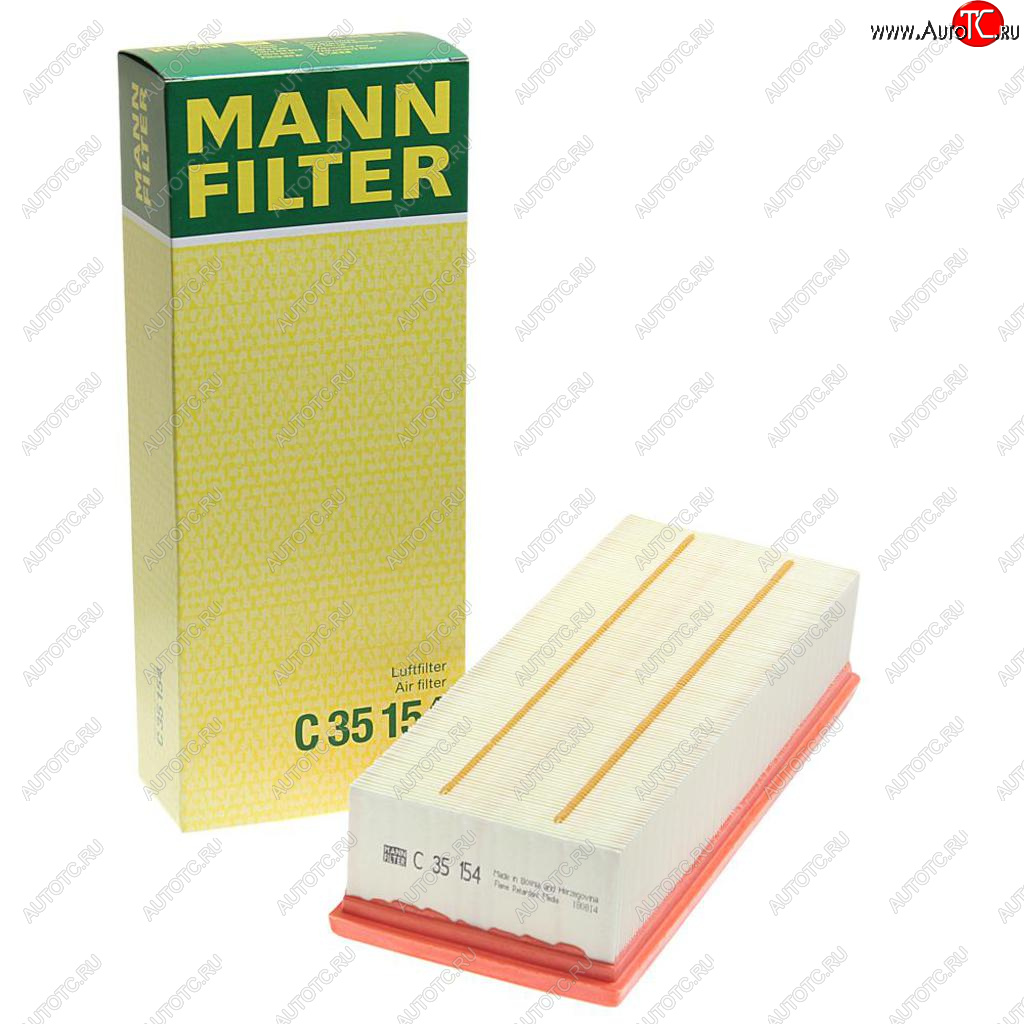 729 р. Фильтр воздушный VW Golf,Passat,Tiguan AUDI A3 (03-),Q3 SKODA Octavia (TSITDI) MANN MANN c35154  с доставкой в г. Вологда