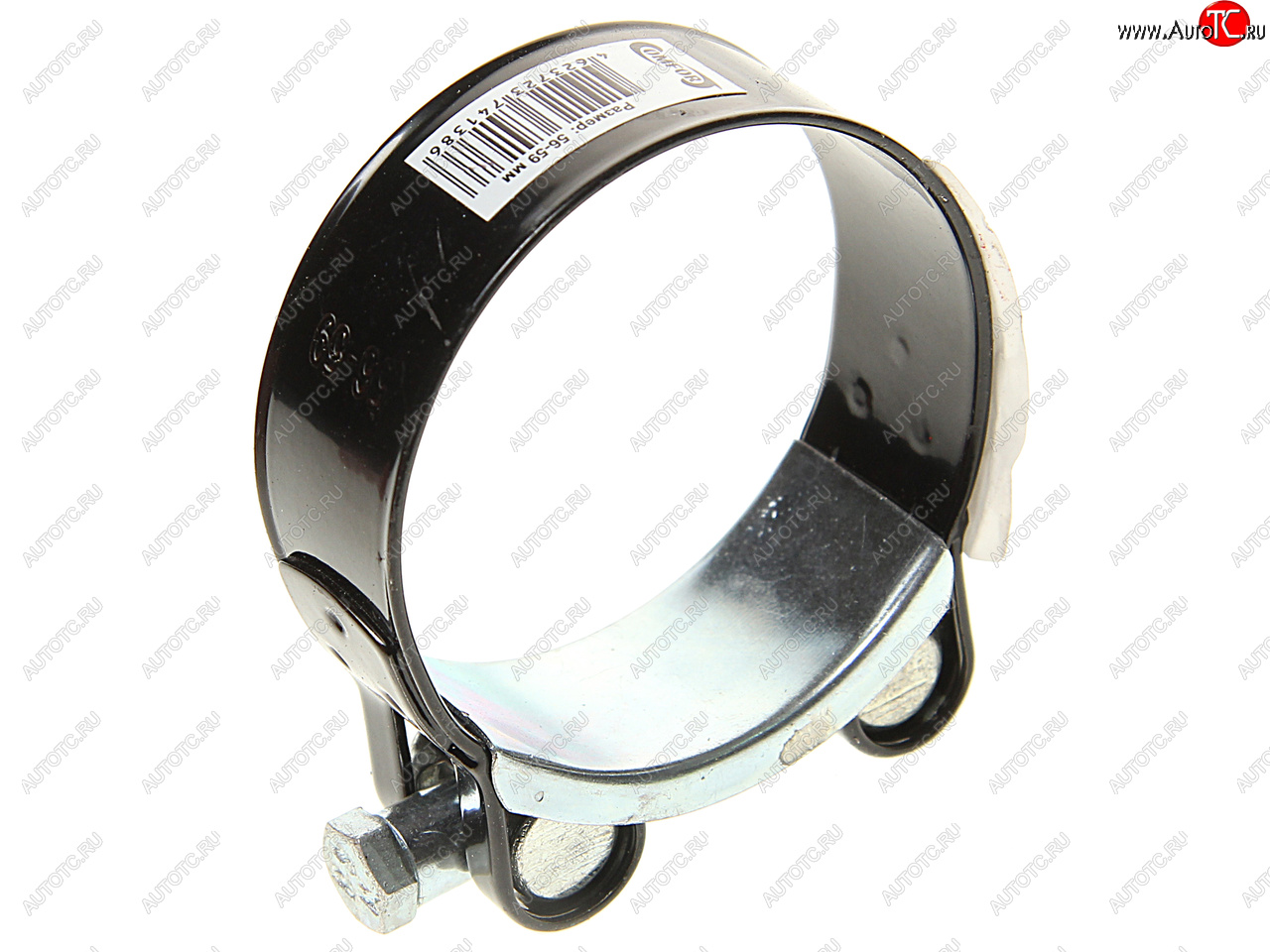 158 р. Хомут силовой d=056-059 (57) черный COMFORT COMFORT c.56-59.plb  с доставкой в г. Вологда