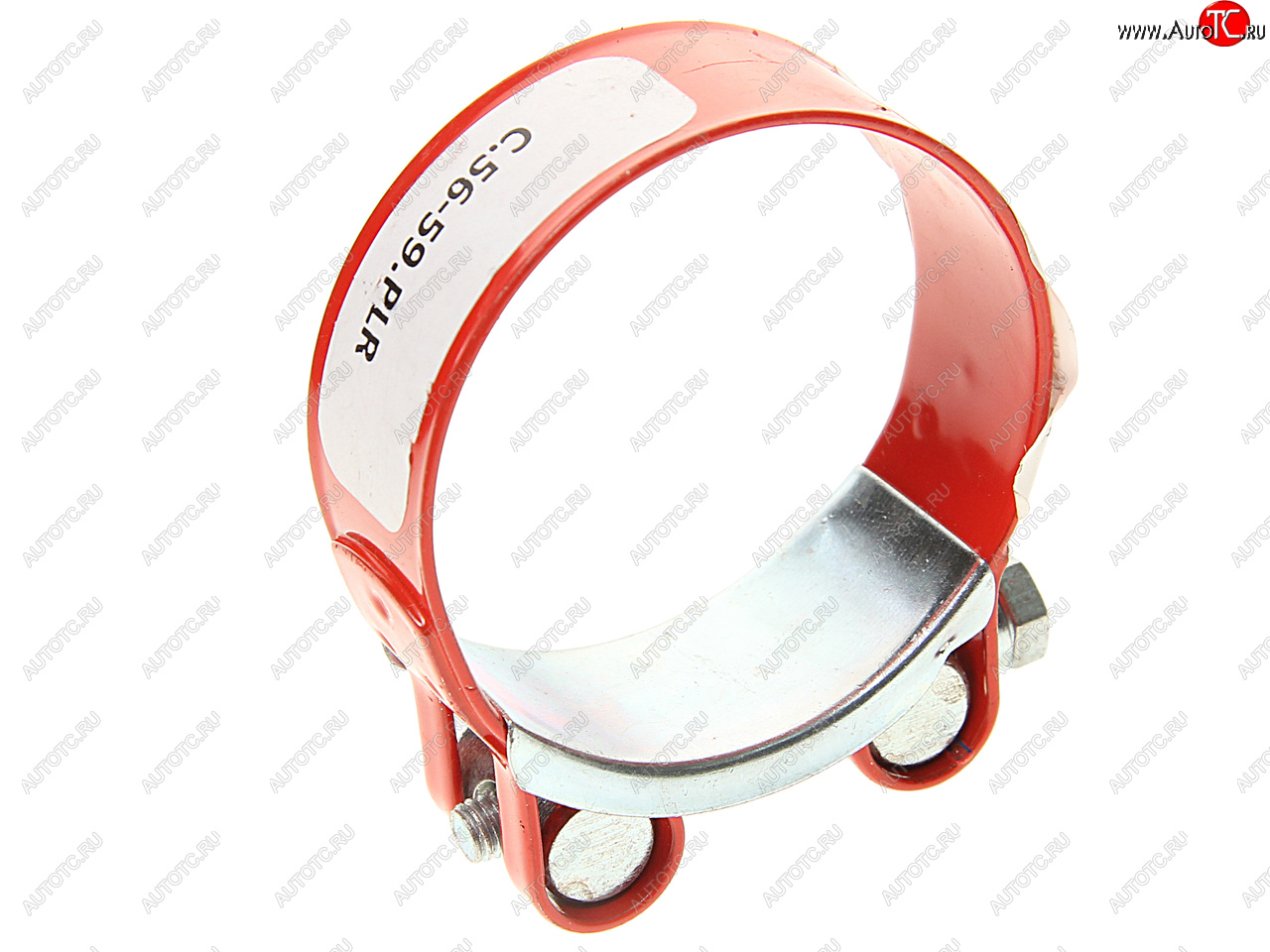 158 р. Хомут силовой d=056-059 (57) красный COMFORT COMFORT c.56-59.plr  с доставкой в г. Вологда