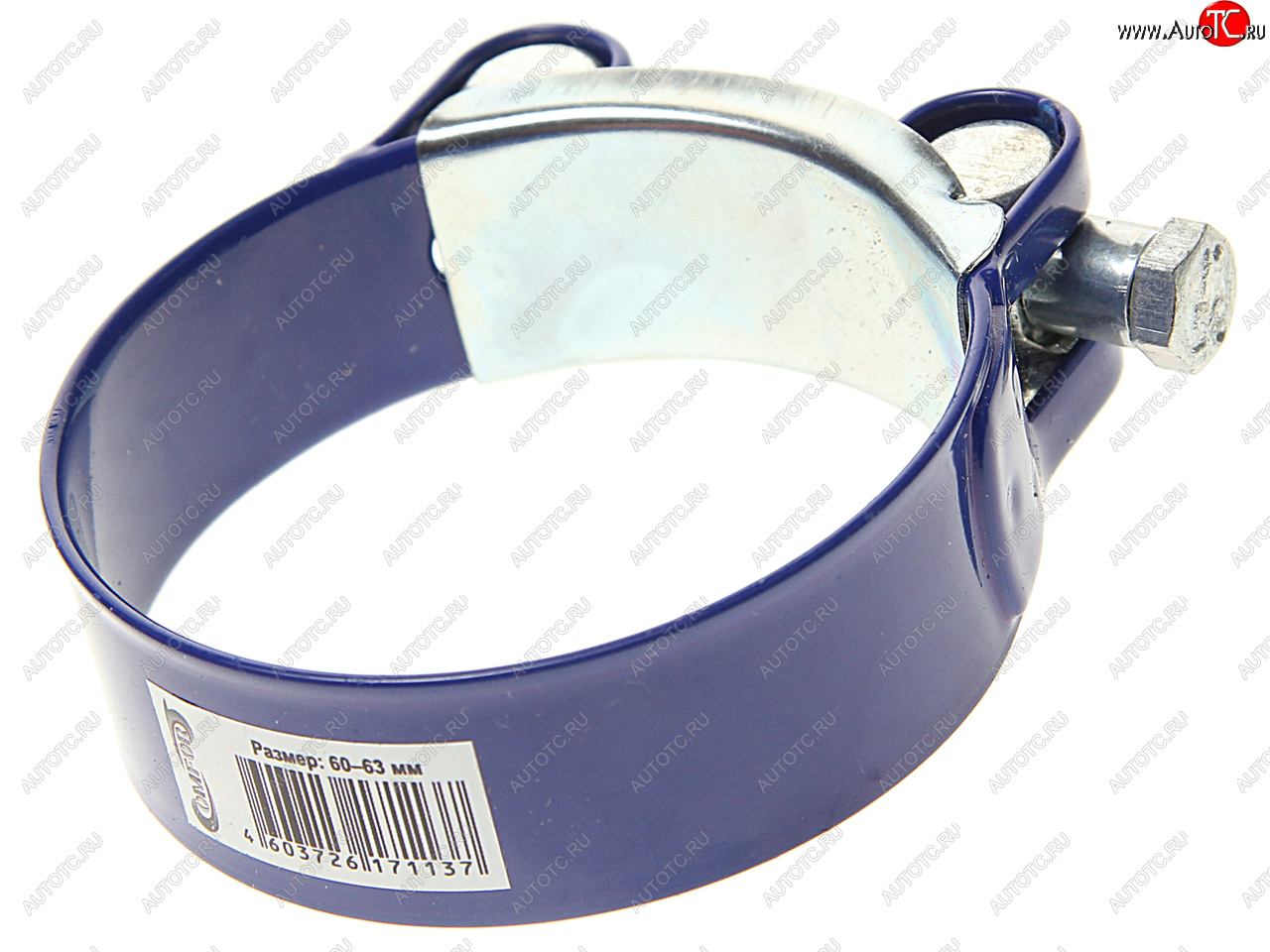 171 р. Хомут силовой d=060-063 (61) синий COMFORT COMFORT c.60-63.pl  с доставкой в г. Вологда