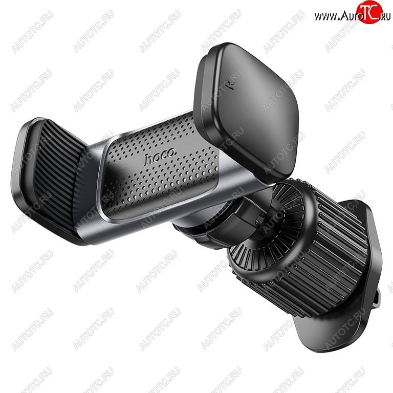 399 р. Держатель телефона на дефлектор черный HOCO HOCO ca110 black metal gray  с доставкой в г. Вологда