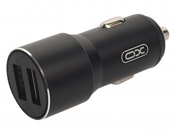 Устройство зарядное в прикуриватель 2USB 12V черное XO XO cc30 black