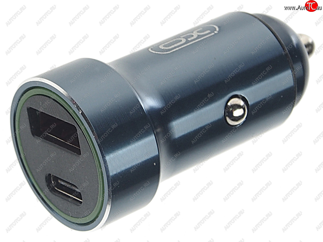 779 р. Устройство зарядное в прикуриватель 1USB + 1 Type C 12V синее XO XO cc32 blue  с доставкой в г. Вологда