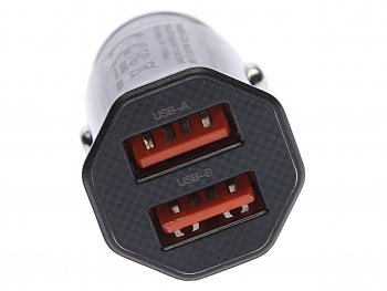 369 р. Устройство зарядное в прикуриватель 2USB 12V XO XO cc49  с доставкой в г. Вологда. Увеличить фотографию 2
