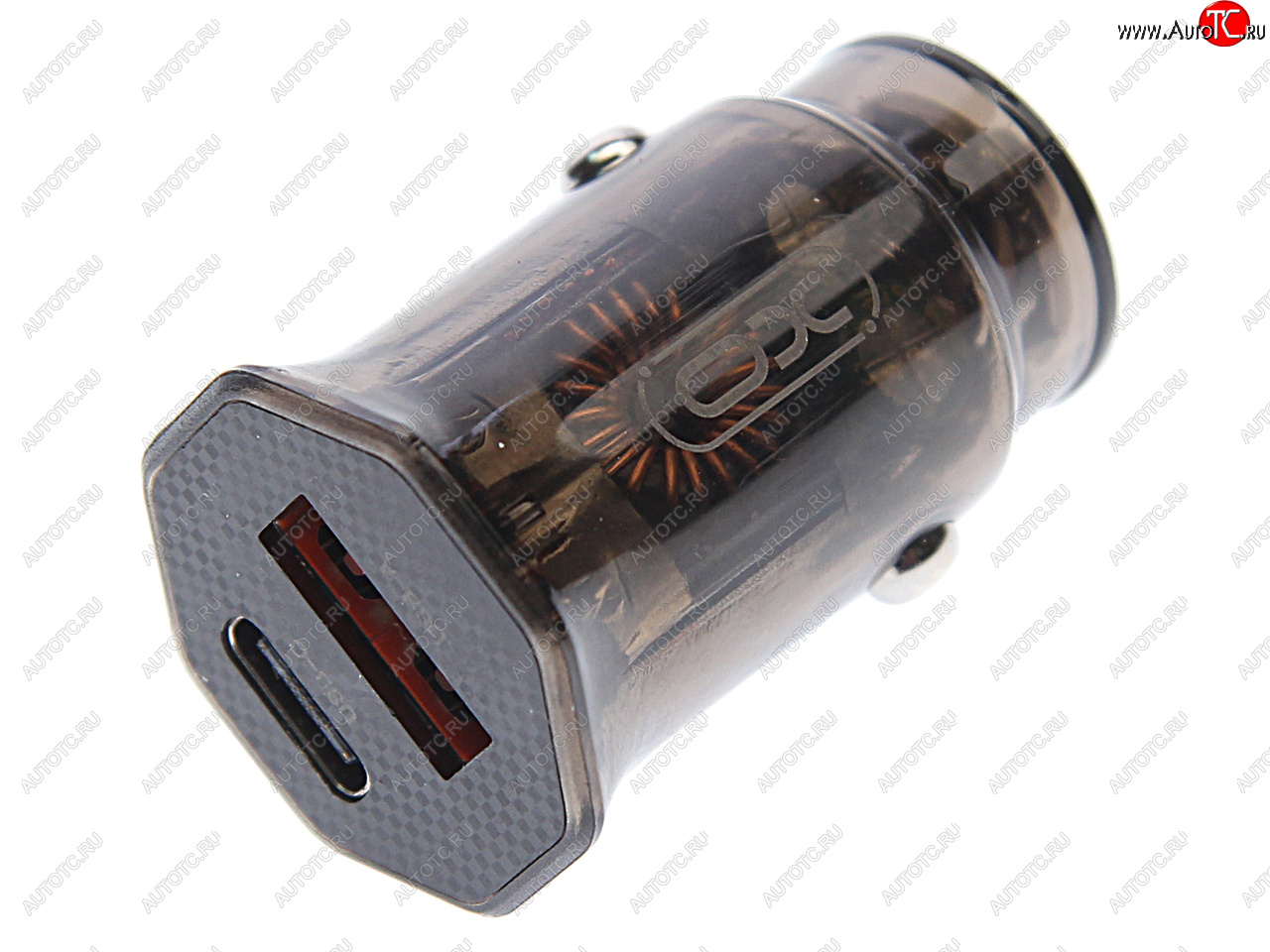 629 р. Устройство зарядное в прикуриватель 1USB + 1 Type C 12V XO XO cc50  с доставкой в г. Вологда