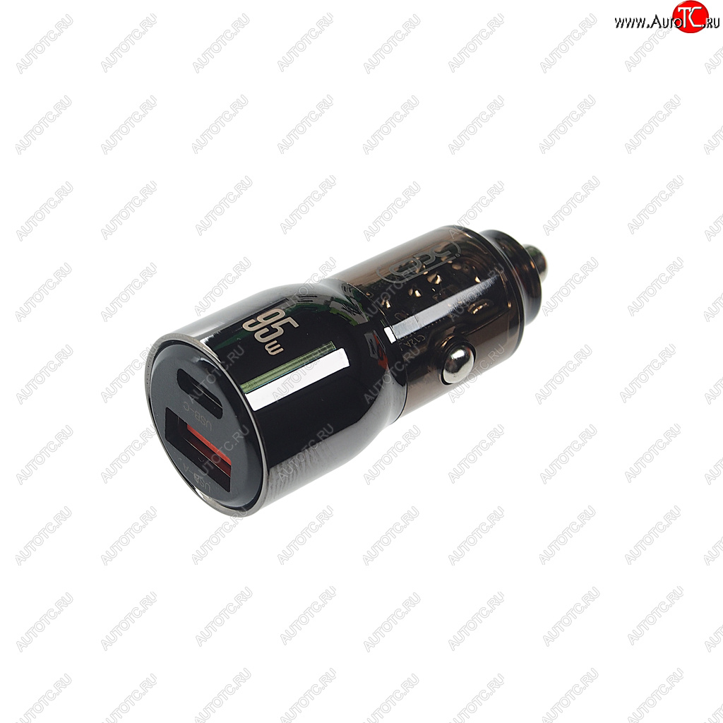 1 499 р. Устройство зарядное в прикуриватель 1USB + 1 Type C 12V XO XO cc58 tranish  с доставкой в г. Вологда