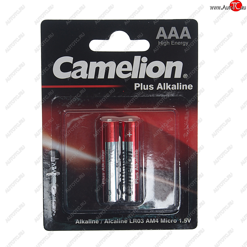 140 р. Батарейка AAA LR03 1.5V блистер (2шт.) Alkaline Plus CAMELION CAMELION c-lr03p(2)бл  с доставкой в г. Вологда