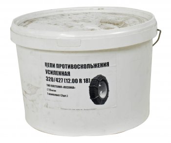 9 499 р. Цепь противоскольжения усиленная d=8мм R18 12.00 320х457 ГАЗ-66 (тип лесенка) 2шт. ЛИМ ПК ЛИМ цп 038  с доставкой в г. Вологда. Увеличить фотографию 3