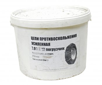 4 649 р. Цепь противоскольжения усиленная d=6мм R12 7.00 для погрузчика (тип лесенка) 2шт. ЛИМ ПК ЛИМ цп 048  с доставкой в г. Вологда. Увеличить фотографию 3