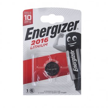 Батарейка CR2016 3V таблетка (пульт сигнализации,ключ) блистер (1шт.) Lithium ENERGIZER ENERGIZER cr2016 bc1