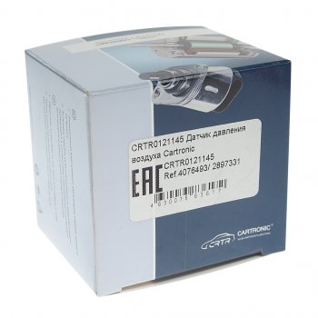 579 р. Датчик давления воздуха ГАЗ,ПАЗ,КАМАЗ дв.CUMMINS ISF,ISBe,ISDe CARTRONIC CARTRONIC crtr0121145  с доставкой в г. Вологда. Увеличить фотографию 4