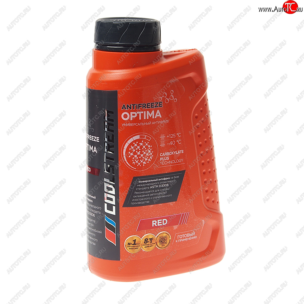 297 р. Антифриз красный -40C 1.1кг1л Optima COOL STREAM COOL STREAM cs-010701-rd  с доставкой в г. Вологда