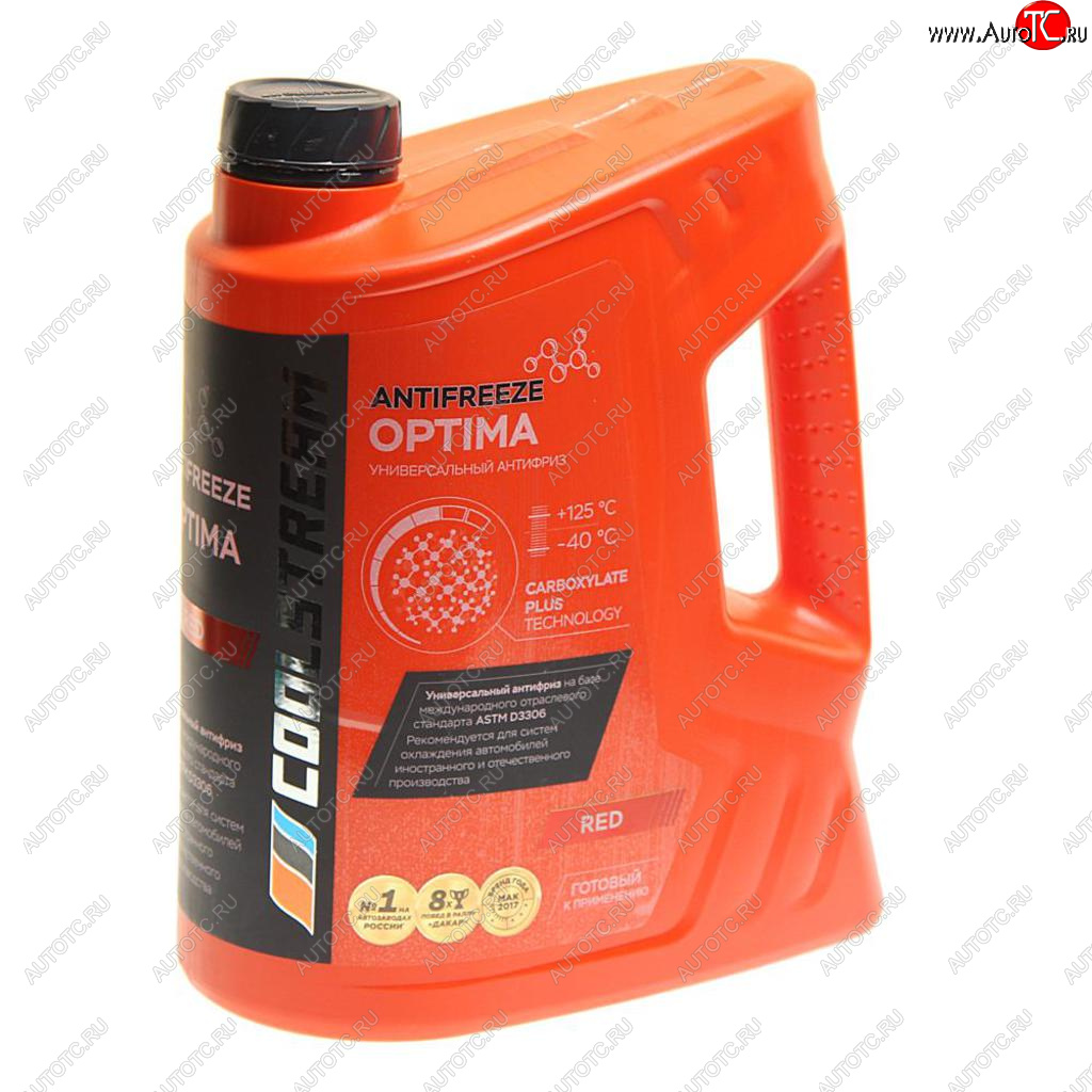 1 149 р. Антифриз красный -40C 5.3кг5л Optima COOL STREAM COOL STREAM cs-010702-rd  с доставкой в г. Вологда
