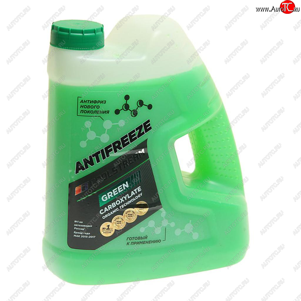 799 р. Антифриз зеленый -40C 4кг Green COOL STREAM COOL STREAM cs-010909-gr  с доставкой в г. Вологда