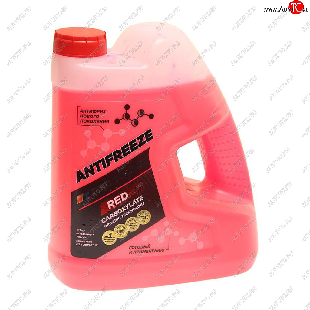 759 р. Антифриз красный -40C 4кг Red COOL STREAM COOL STREAM cs-010909-rd  с доставкой в г. Вологда