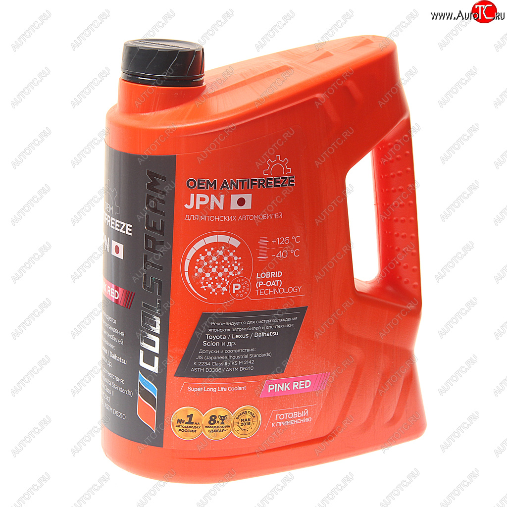 2 149 р. Антифриз красный -40C 5.3кг5л JPN COOL STREAM COOL STREAM cs-011002-rd  с доставкой в г. Вологда