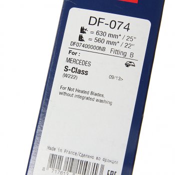 5 599 р. Щетка стеклоочистителя MERCEDES S (W222) (13-) 630560мм комплект DENSO DENSO df-074  с доставкой в г. Вологда. Увеличить фотографию 4