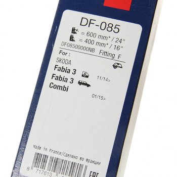 4 389 р. Щетка стеклоочистителя SKODA Fabia 3 600400мм комплект DENSO DENSO df-085  с доставкой в г. Вологда. Увеличить фотографию 4