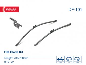 4 999 р. Щетка стеклоочистителя FORD Focus 3 725725мм комплект Aerotwin DENSO DENSO df-101  с доставкой в г. Вологда. Увеличить фотографию 3
