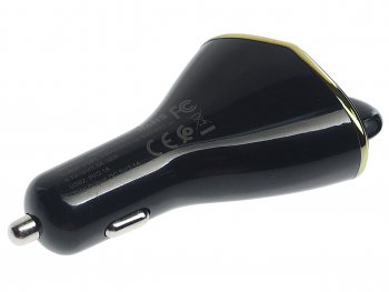 1 039 р. Устройство зарядное в прикуриватель 2USB 12V HOCO HOCO e47 black HOCO e47 black  с доставкой в г. Вологда. Увеличить фотографию 3