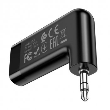 699 р. Адаптер Bluetooth автомобильный черный HOCO HOCO e53 black HOCO e53 black  с доставкой в г. Вологда. Увеличить фотографию 2