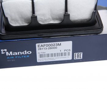 789 р. Фильтр воздушный HYUNDAI Santa Fe (06-) MANDO MANDO eaf00023m  с доставкой в г. Вологда. Увеличить фотографию 3
