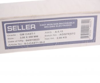 1 649 р. Электрод сварочный d=3.0мм 2кг по чугуну SELLER SELLER e cast-1(цч-4)  с доставкой в г. Вологда. Увеличить фотографию 2