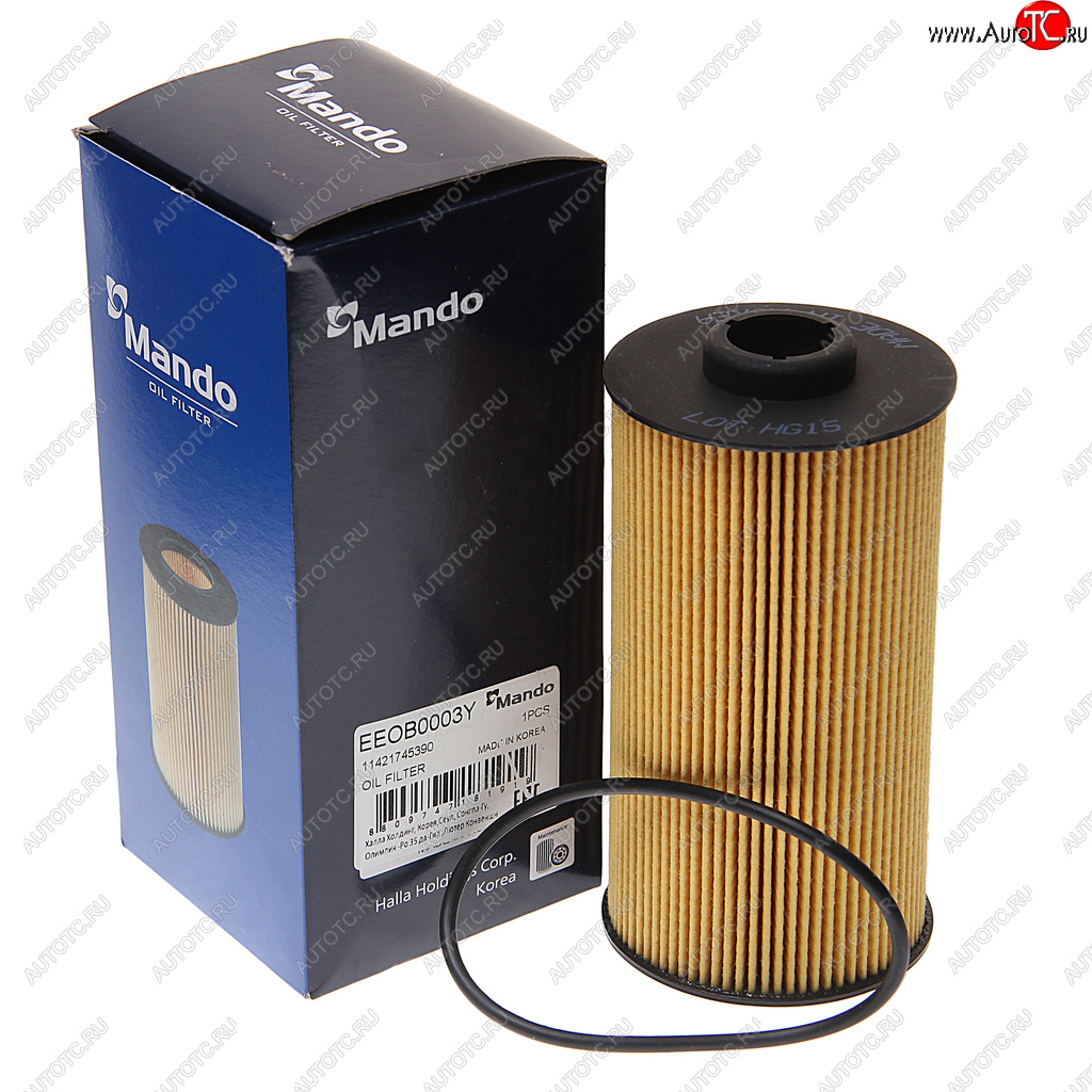 218 р. Фильтр масляный LAND ROVER Range Rover (02-05) (4.4) BMW 5 (E34,E39) (M60M62) MANDO MANDO eeob0003y  с доставкой в г. Вологда