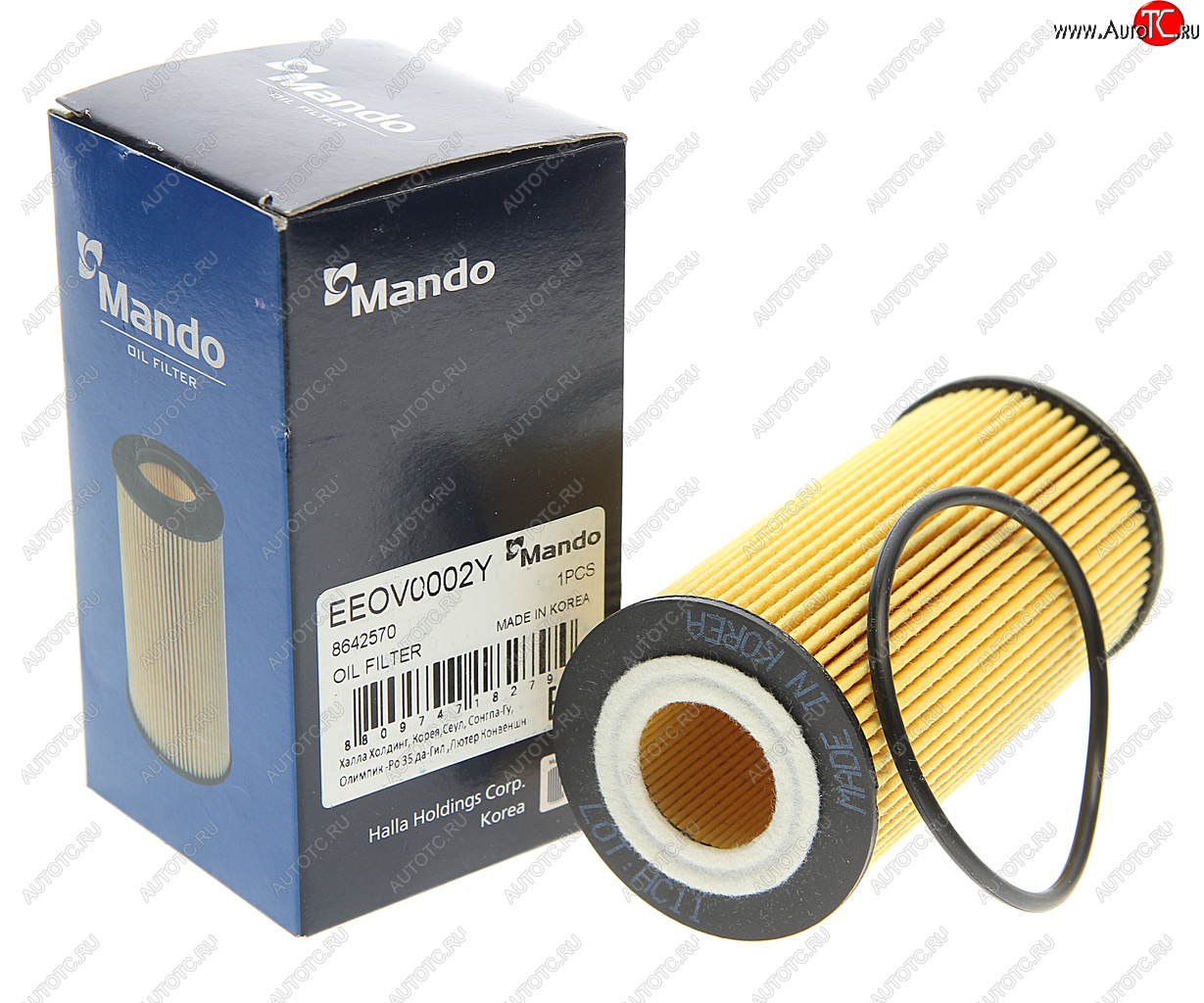 200 р. Фильтр масляный VOLVO S40 (04-10),S60 (01-06),S80 (01-09) MANDO MANDO eeov0002y  с доставкой в г. Вологда