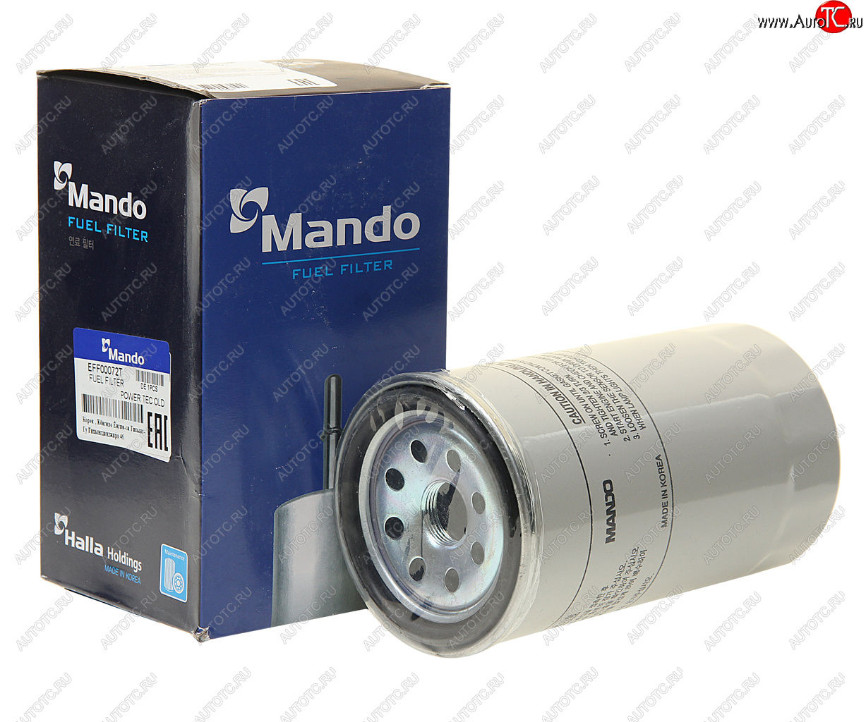 1 349 р. Фильтр топливный HYUNDAI HD260,270,320,370,500,1000,AeroQueen дв.D6CA3841 MANDO MANDO eff00072t  с доставкой в г. Вологда