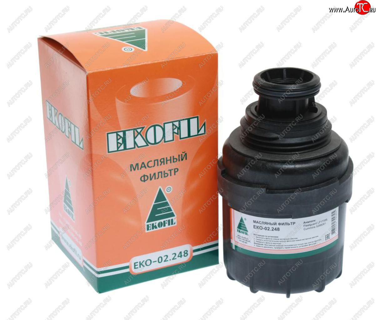 779 р. Фильтр масляный ГАЗ-3302 (дв.CUMMINS) EKOFIL EKOFIL eko-02.248  с доставкой в г. Вологда